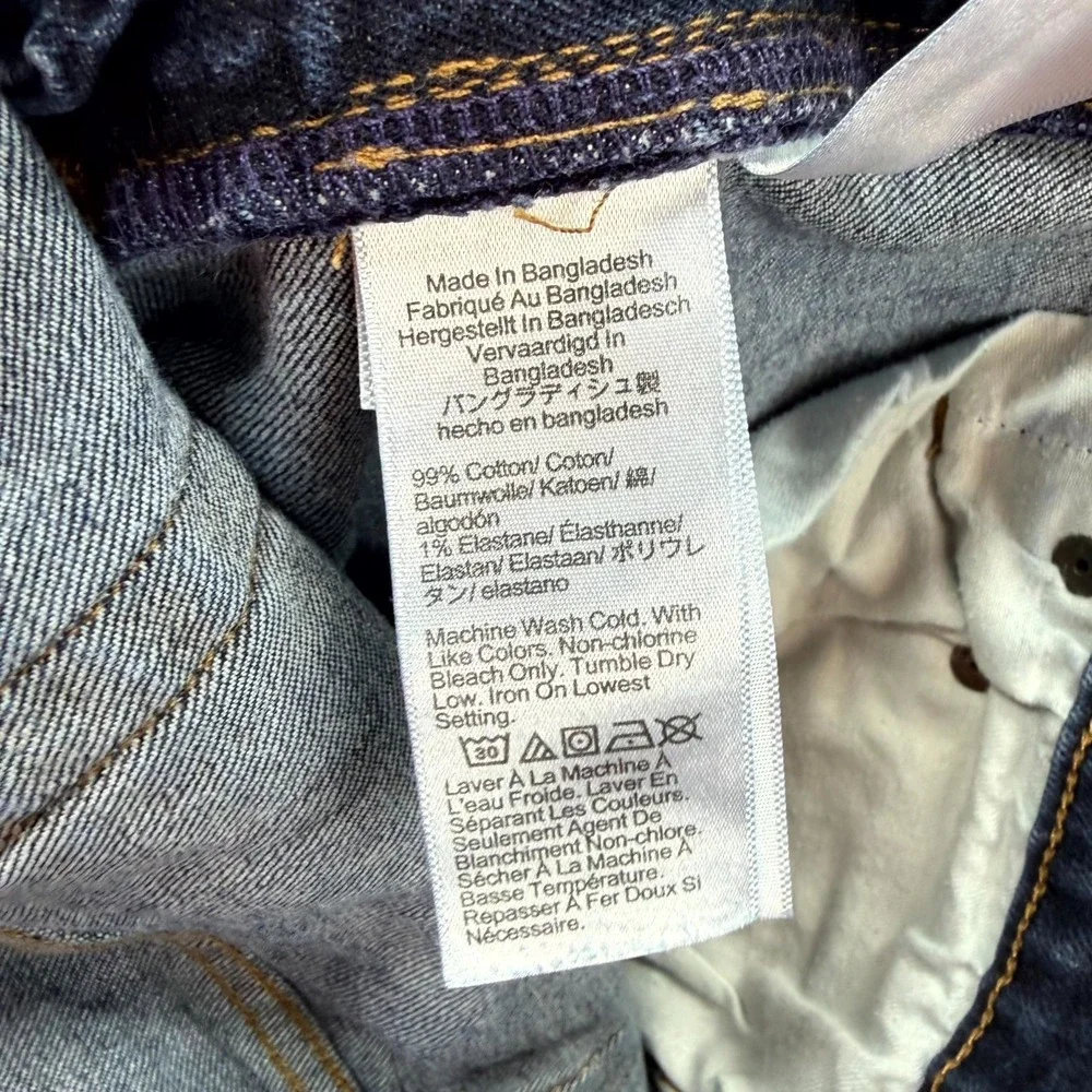 J.CREW Flex Jeans Mens 31x32 Blue‎ Denim Pants Casual Wear Mid Rise Straight Leg